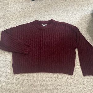 American eagle small sweater, burgundy